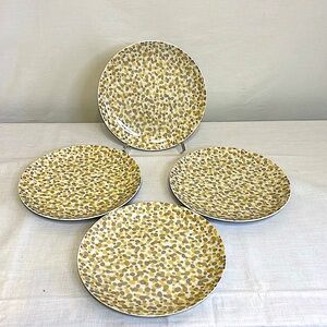 1970s DONGHIA for TUSCANY Confetti Pattern Dessert/Salad Plates